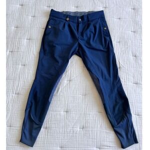 Derby House Mens Riding Breeches Pants Navy Blue Full Seat US 34-36UK 36 EU 52